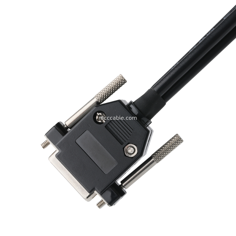 Op maat gemaakte industriële kabelconnectoren DB-15P Vrouwelijk tot HSG 43025-0800 pitch 3.0mm en 691352710003 pitch 5.8mm