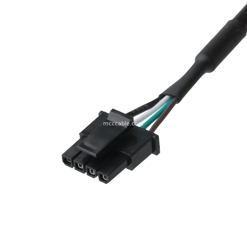 HSG 43645-0400 MX3.0-4P Aan halfgesneden draad en ring aarding kraag LVDS kabel assemblage OEM/ODM