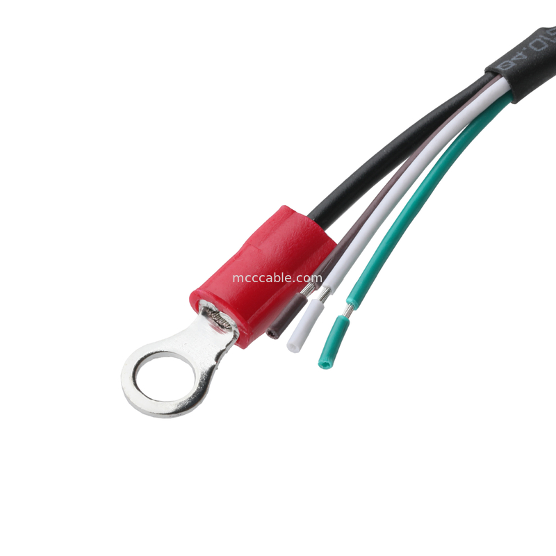 HSG 43645-0400 MX3.0-4P Aan halfgesneden draad en ring aarding kraag LVDS kabel assemblage OEM/ODM