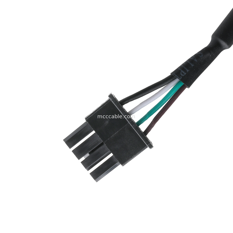 HSG 43645-0400 MX3.0-4P Aan halfgesneden draad en ring aarding kraag LVDS kabel assemblage OEM/ODM
