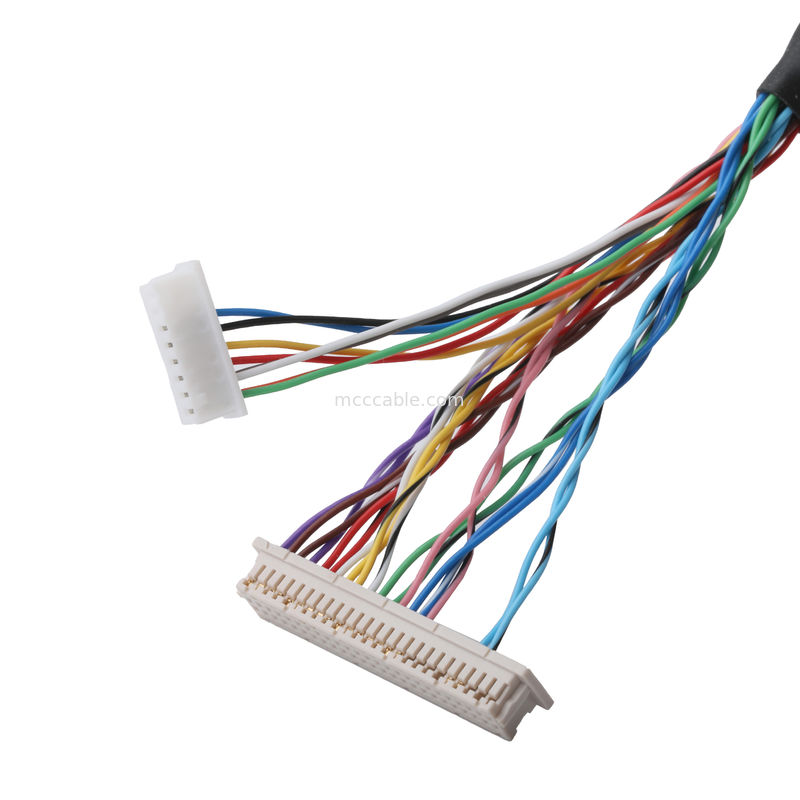 DF20A-50DS-1C en Molex 0510210800 naar JAE FI-X30HL 30Pin lvds edp kabel connector OEM/ODM