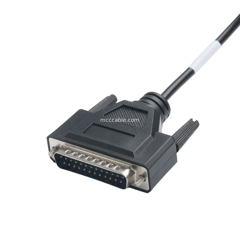 CLEAR PVC 30P D-SUB Vrouwelijke tot GX12 M12-2P connector Custom Cable Assembly Connectors OEM/ODM