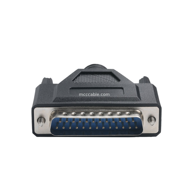 CLEAR PVC 30P D-SUB Vrouwelijke tot GX12 M12-2P connector Custom Cable Assembly Connectors OEM/ODM