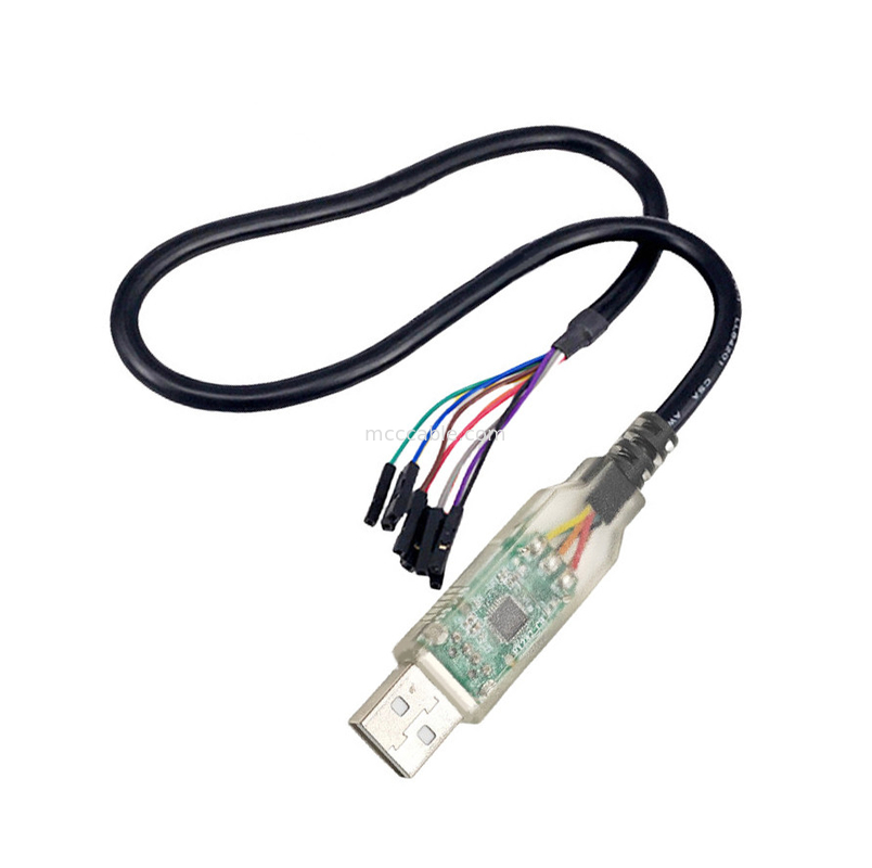 C232HD-DDHSP-0 FT232 Geïmporteerde chip USB naar hoge snelheid UART serieadapter 3P kabel