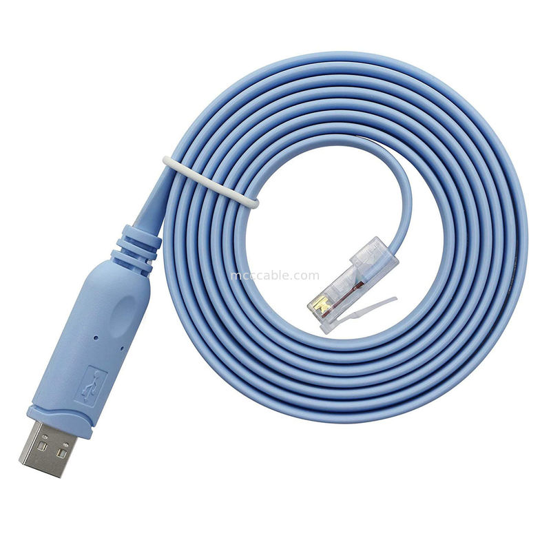 Industrial Custom Harness Connector USB naar RJ45 naar 8P8C Crystal Head naar RS232 Serial Port Switch Control Cable