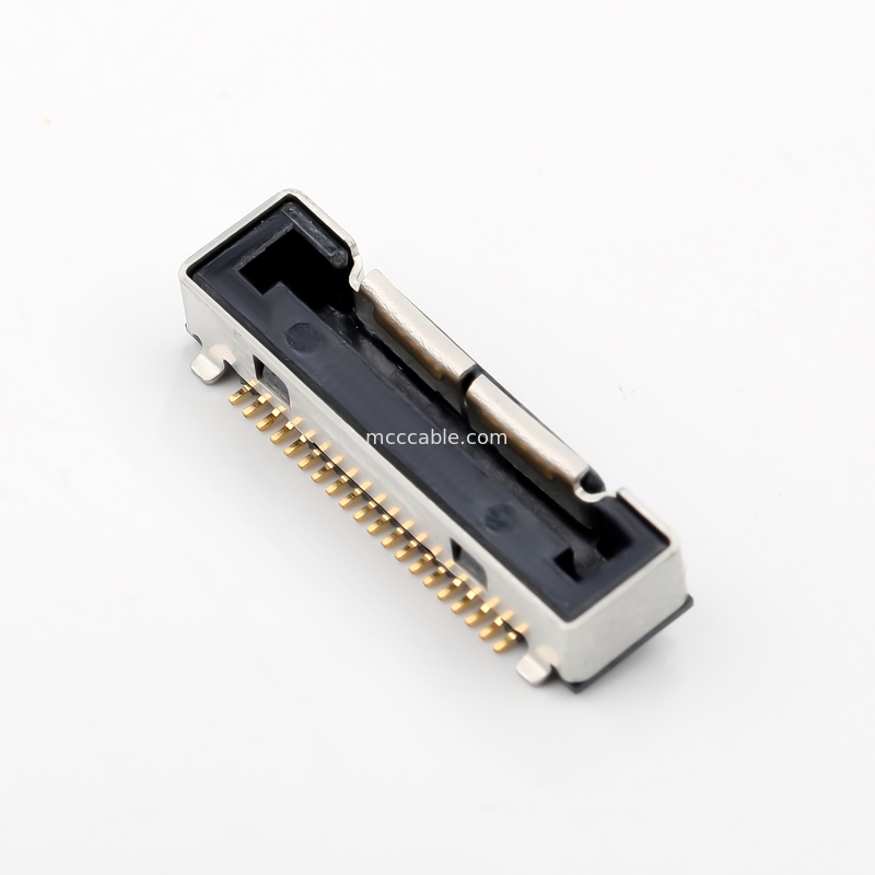 Honda LVC-D20SFYG PC-zijde 0,5 mm pitch SMT type connector voor enkelvoudige / platte superdunne coaxiale kabels