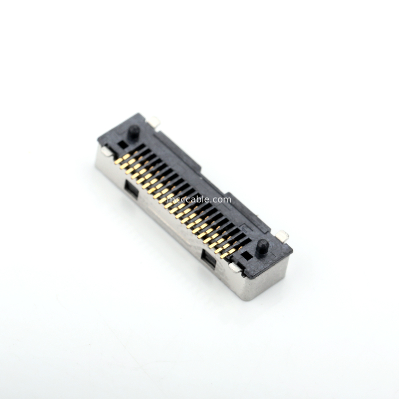 Honda LVC-D20SFYG PC-zijde 0,5 mm pitch SMT type connector voor enkelvoudige / platte superdunne coaxiale kabels