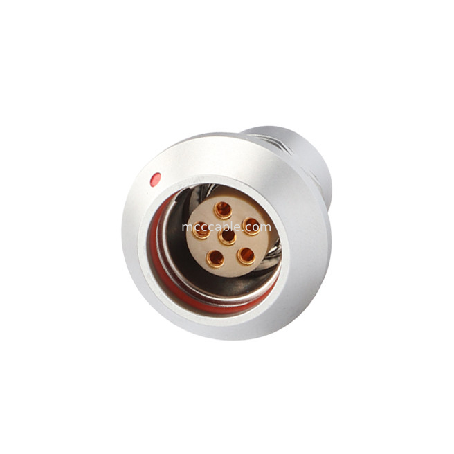 Push-pull zelfvergrendelende connector Circulaire connectoren B-serie Z8 6Pin Vrouwelijk