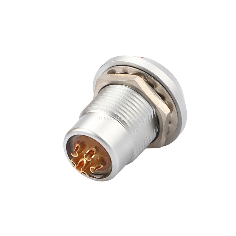 Push-pull zelfvergrendelende connector Circulaire connectoren B-serie Z8 6Pin Vrouwelijk