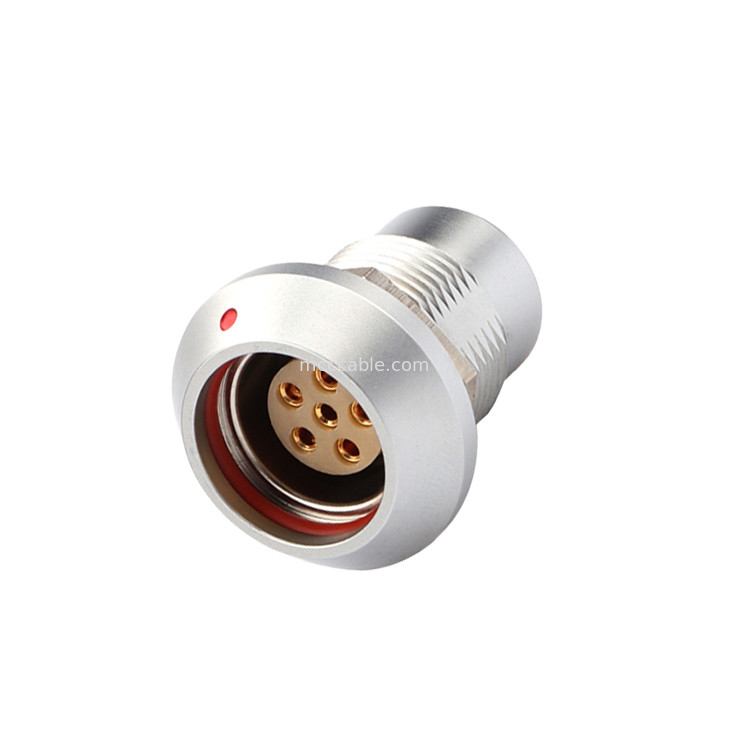 Push-pull zelfvergrendelende connector Circulaire connectoren B-serie Z8 6Pin Vrouwelijk