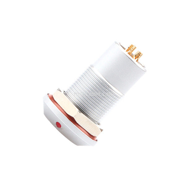 Circulaire waterdichte aansluiting B-serie Z7 4P Vrouwelijke vacuümverzegelde waterdichte stopcontact, vaste stopcontactnoot IP68