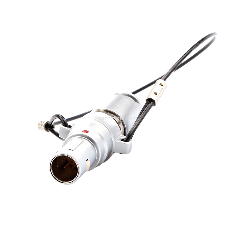 B-serie Push Pull Circular Connector Multi-core type 2~32 kern lasnaald kern (recht of hoekig)