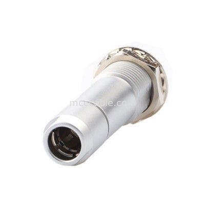 Industriële waterdichte cirkelvormige aansluiting B-serie Z10 6P Vrouwelijke Universal Double Nut Cable Clamp voor binnenshuis om de kabel te bevestigen