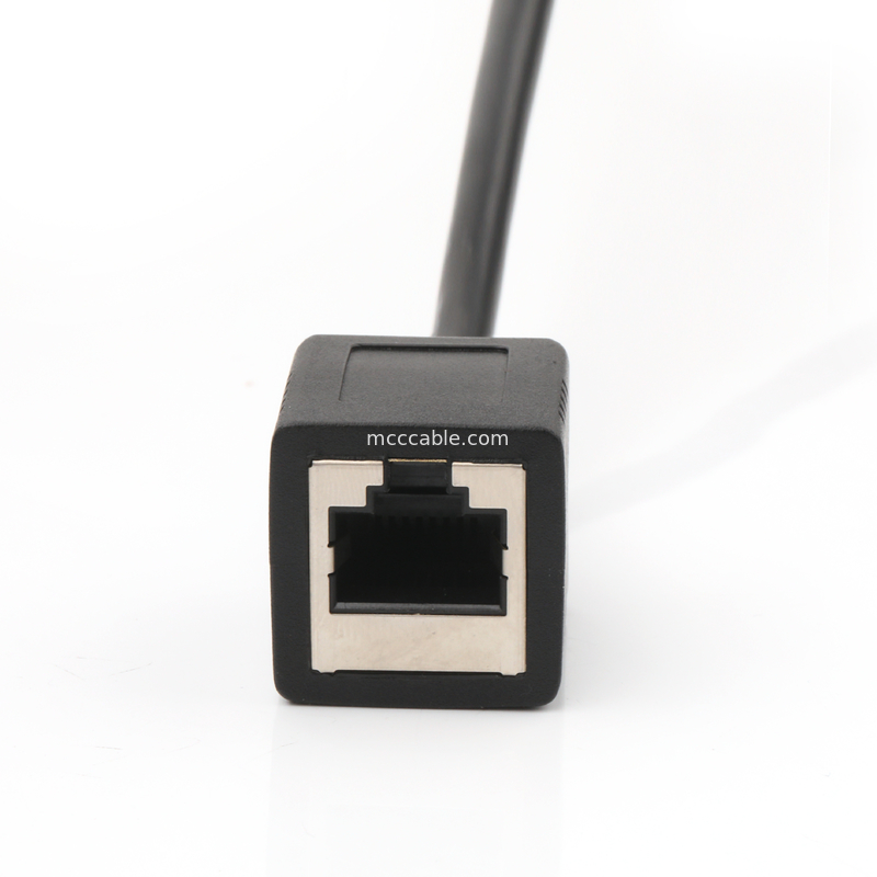 Industriële aangepaste kabeladapters USB-A RJ422 naar RS232 Netwerkpoort Network Engineering Debug Cable