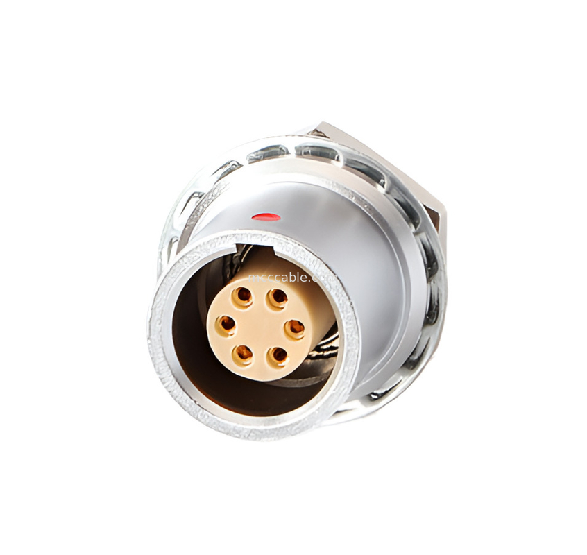 Push-pull zelfvergrendelende aansluiting Circulaire industriële besturing B-serie Z6 aansluiting 6-pin Vrouwelijke tot 6-pin signaalsensor