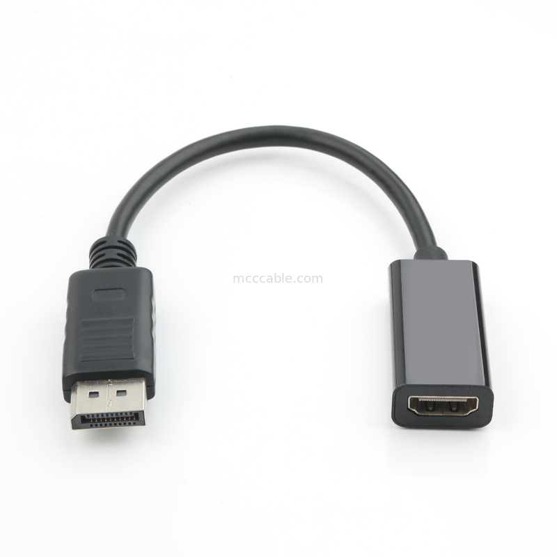 DP mannelijke naar HDMI vrouwelijke adapter HD industriële signaaloverdracht, ondersteuning 4K 8K