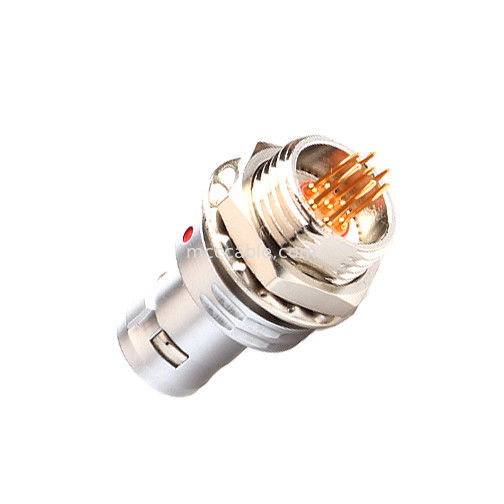 Circulaire aansluiting T9 7Pin Vaste stekkernoot Vaste aansluiting Militaire medische ruimtevaartapparatuur