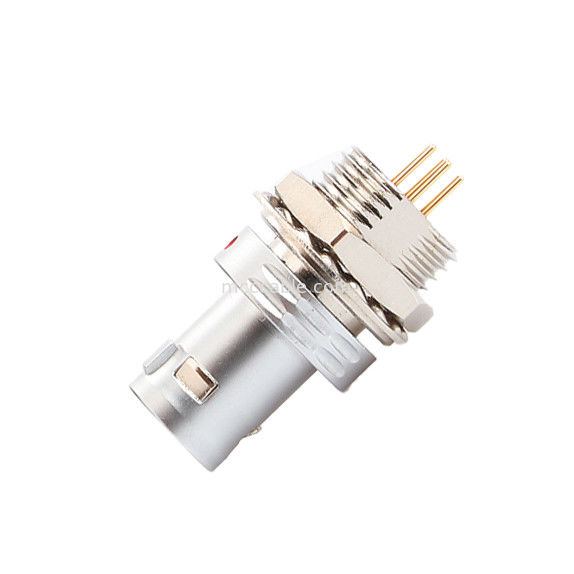 Circulaire aansluiting T9 7Pin Vaste stekkernoot Vaste aansluiting Militaire medische ruimtevaartapparatuur