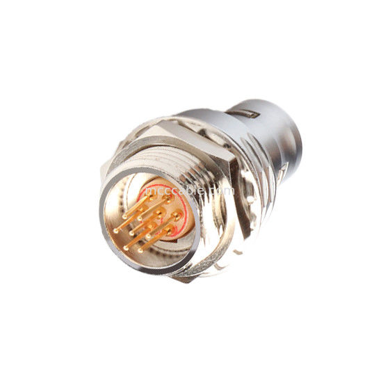 Circulaire aansluiting T9 7Pin Vaste stekkernoot Vaste aansluiting Militaire medische ruimtevaartapparatuur