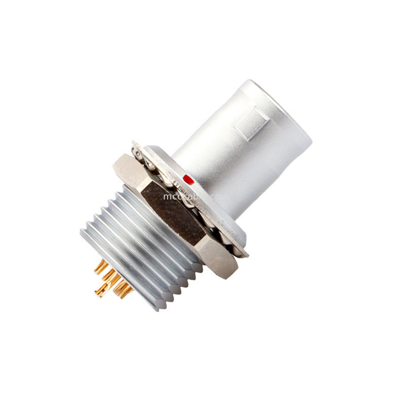 Zelfvergrendelend T2 8Pin cirkelvormig aansluitpaneel, vaste stekker zonder vergrendeling, industriële oplossing