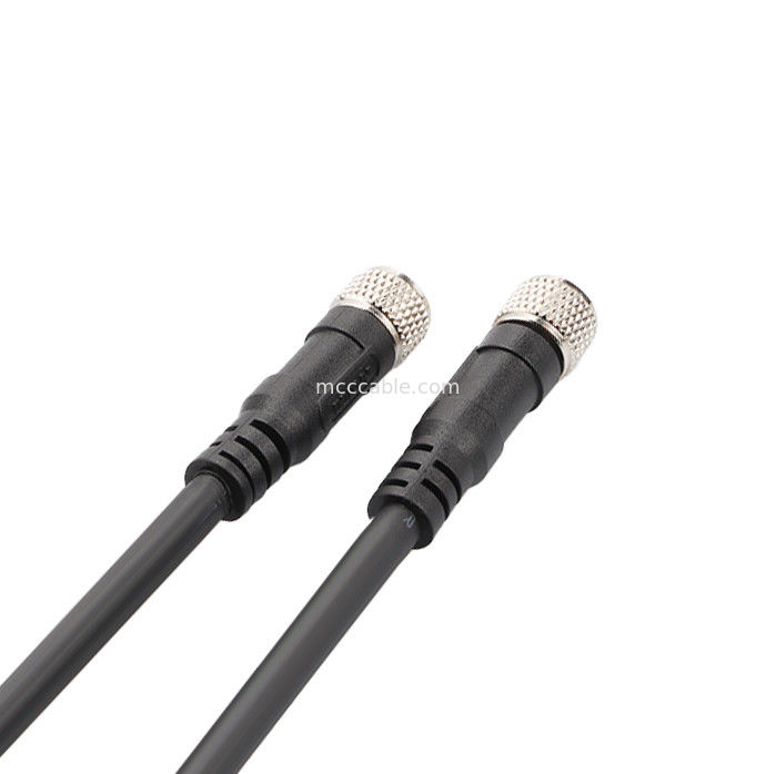 Industriële aansluiting M8 Injectie gevormd cirkelvormig waterdicht aansluiting Man Vrouw 6 pin