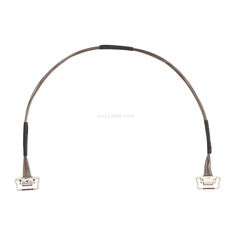 10 Pin Micro Coaxial Cable 0.4mm Hoogte 20633-310T-01S Lvds voor Thermische Camera