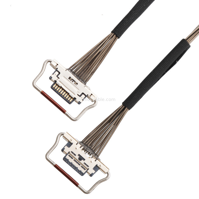 10 Pin Micro Coaxial Cable 0.4mm Hoogte 20633-310T-01S Lvds voor Thermische Camera