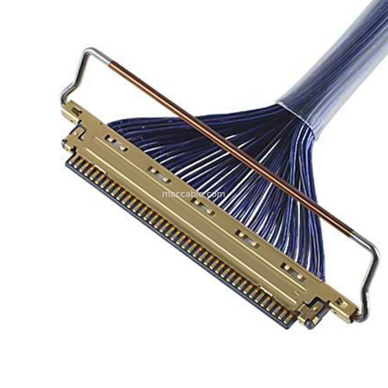 20453 20454 20455-240T A40E-76 2574 2576-0402 Coaxkabel 0,4 mm pitch Horizontaal paringstype micro-coaxia