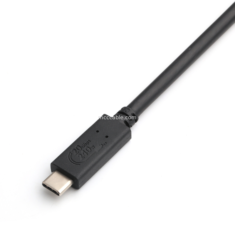 USB4 Kabels 8K 240W 20Gbps Industriële USB4-kabel ultrahoge transmissie snelheid supersnel opladen