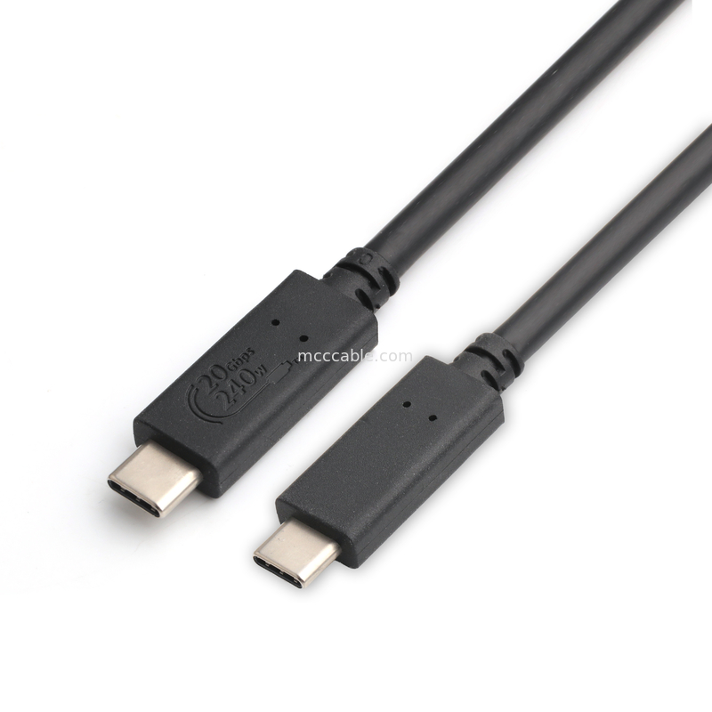 USB4 Kabels 8K 240W 20Gbps Industriële USB4-kabel ultrahoge transmissie snelheid supersnel opladen
