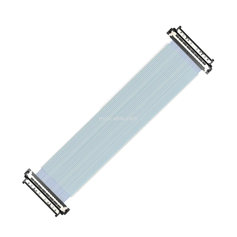 USL20-30SS-040BH 0.4mm Micro Coax Cable 56Gbps PAM4 geoptimaliseerd voor AI Accelerator Boards