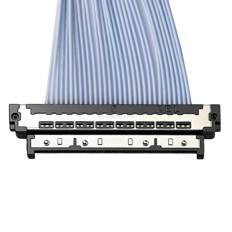 USL20-30SS-015C 0.4mm Micro Coaxkabel Hoge Frequentie Signaalintegriteit voor 5G-geschikte Camera's