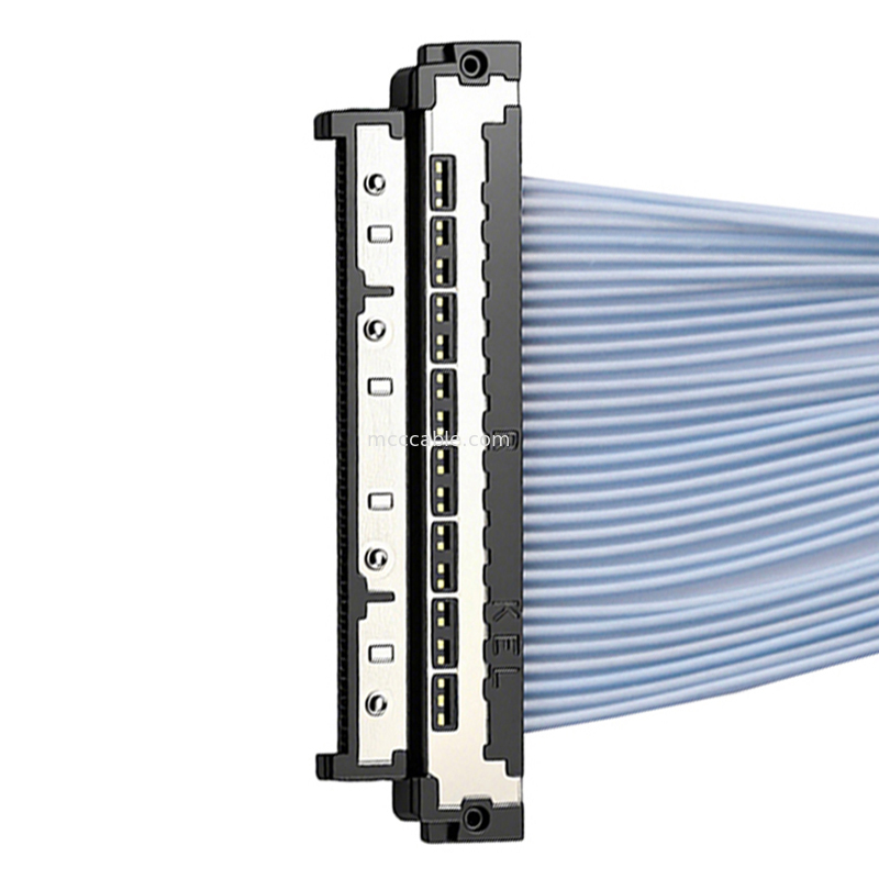 Future-Ready USL20-30SS-015B Micro Coaxial Cable 0.4mm Connector voor AI Edge Computing Cameras