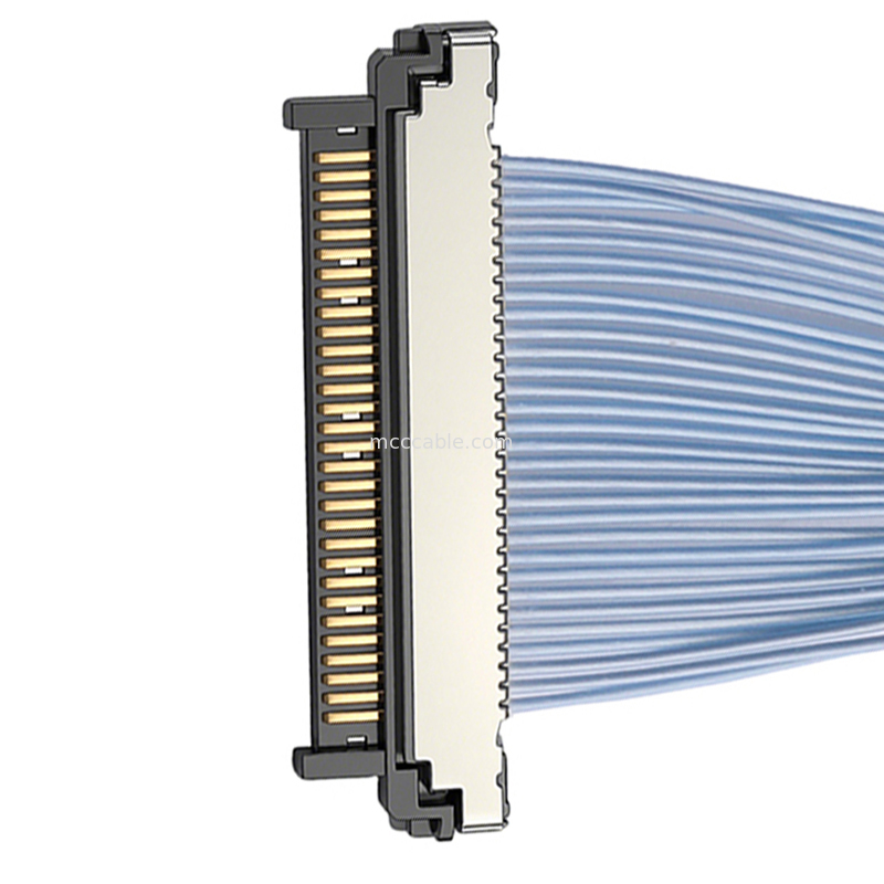 Future-Ready USL20-30SS-015B Micro Coaxial Cable 0.4mm Connector voor AI Edge Computing Cameras
