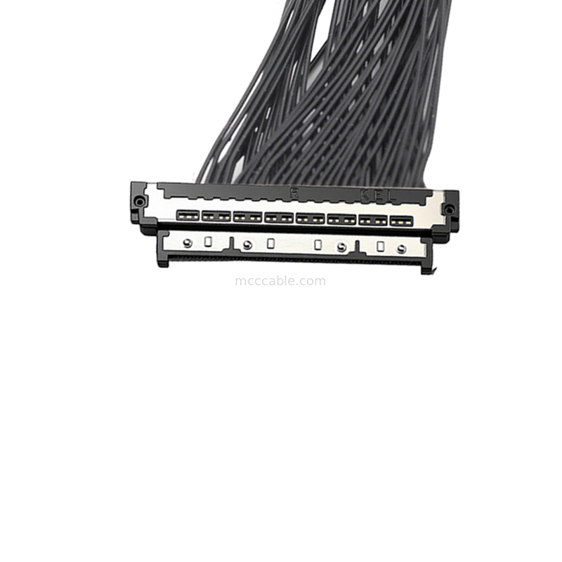 30-Positie 0.4mm USL20-30SS-017B Micro Coaxial Cable 10Gbps High-Speed Data Connector voor AI-camera's