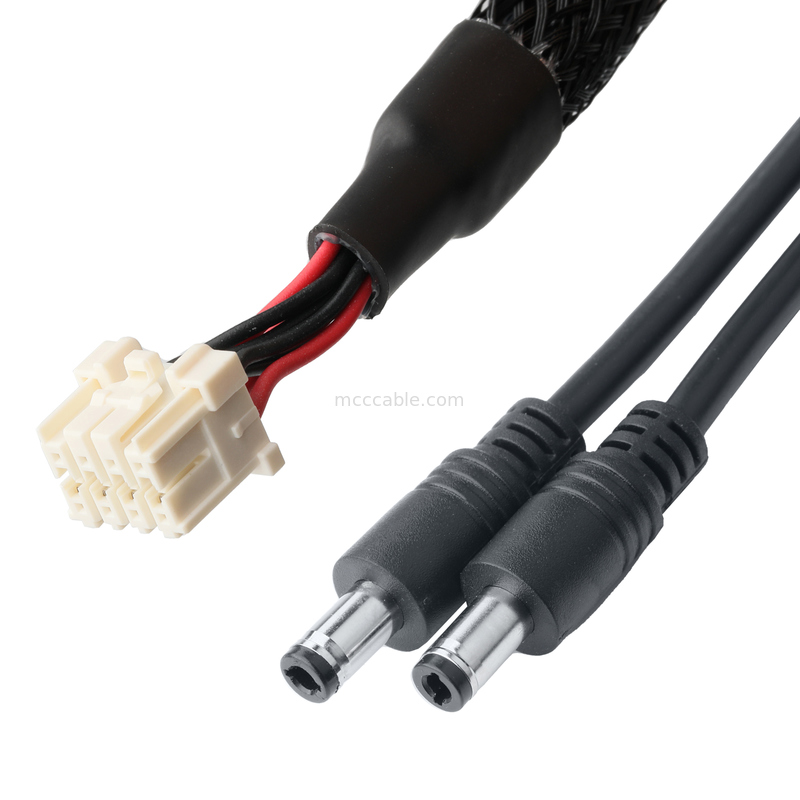 3.3mm Pitch to DC Plug 2.5x5.5mm Kabelassemblage - UL2464 20AWG PVC