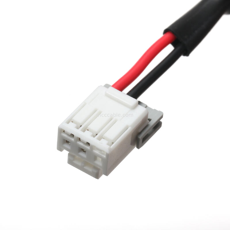 DC 5.5×2.1 Female to 3-Pin Wire Harness Cable Assembly – Custom OEM Power Interconnect