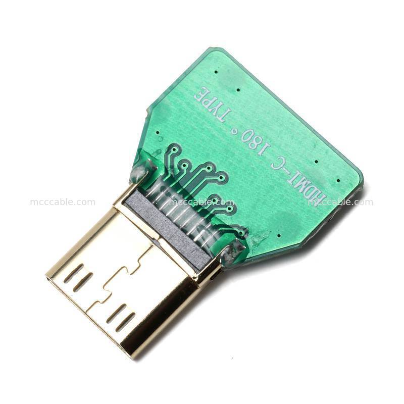 Custom Micro HDMI to Mini HDMI Micro Coax Cable Assembly voor ingebedde displaysystemen