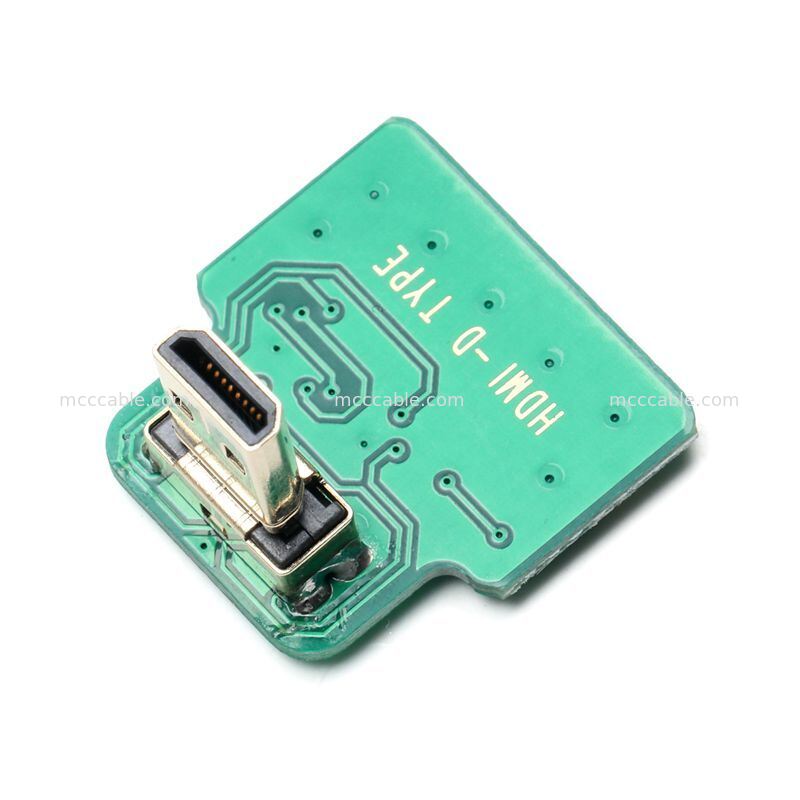 Custom Micro HDMI to Mini HDMI Micro Coax Cable Assembly voor ingebedde displaysystemen