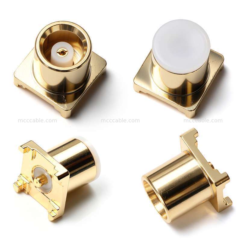 Persoonlijke gouden PCB-montage RF-testconnector voor draadloze communicatiesystemen