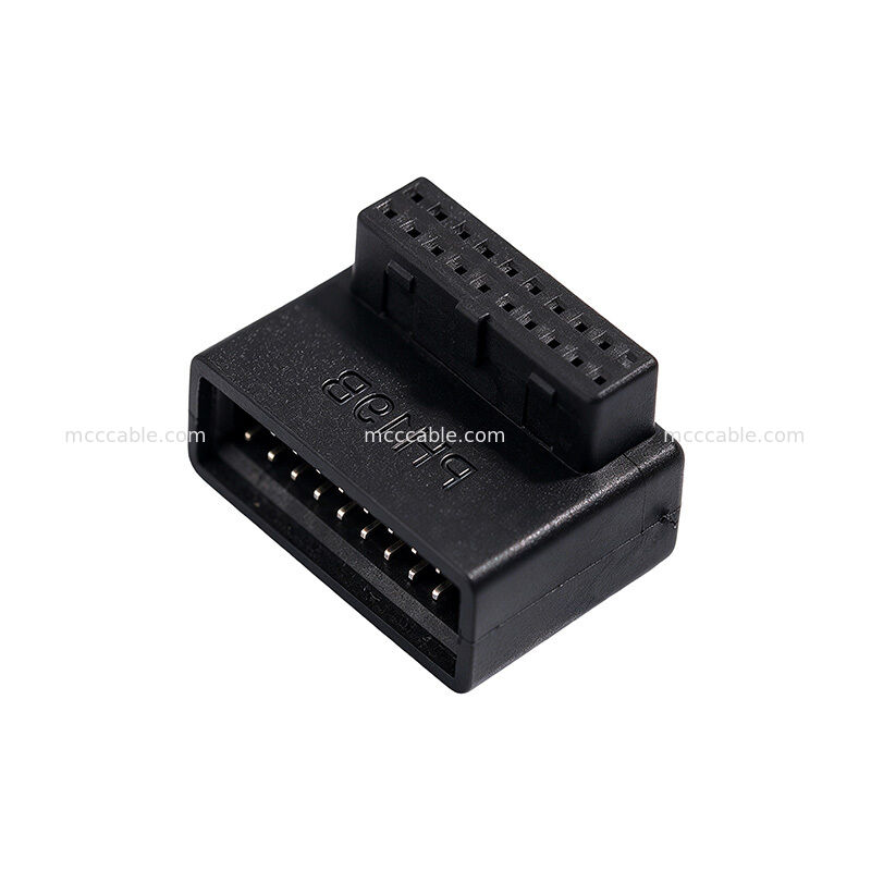 PH19B+ 90-Degree USB 3.0 19/20-Pin Motherboard Adapter with Molded Design