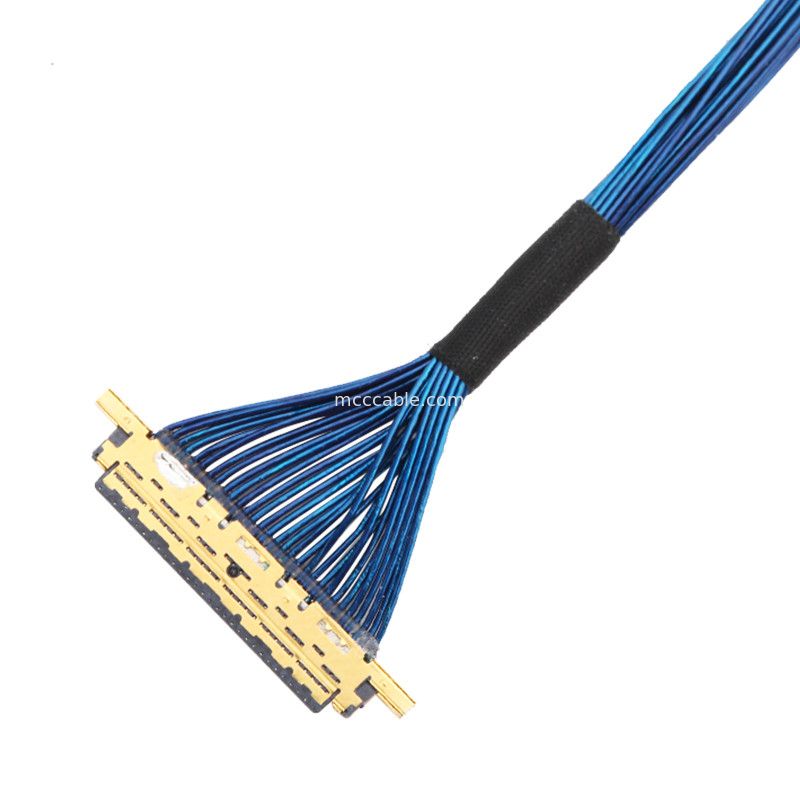 Micro Coaxial 20453-230T-03 tot 20453-230T-03 Lvds Edp Kabel Assemblage 0,5 mm Pitch