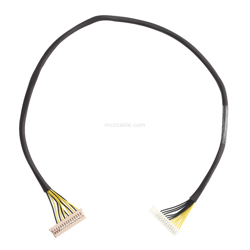Lengte 100mm de Kabel Wl 1025h-15p van de Draaduitrusting aan de Kabelassemblage van Wl 1253h-15p Lvds